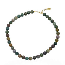 Load image into Gallery viewer, Moss Agate Necklace - 10mm