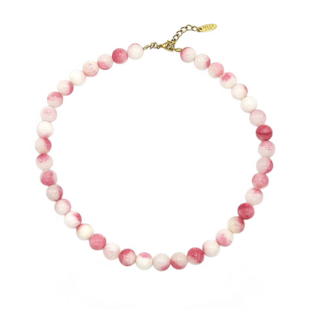 Orchid Jasper Necklace - 10mm