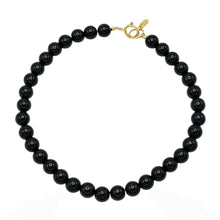 Load image into Gallery viewer, Onyx Necklace - 12mm
