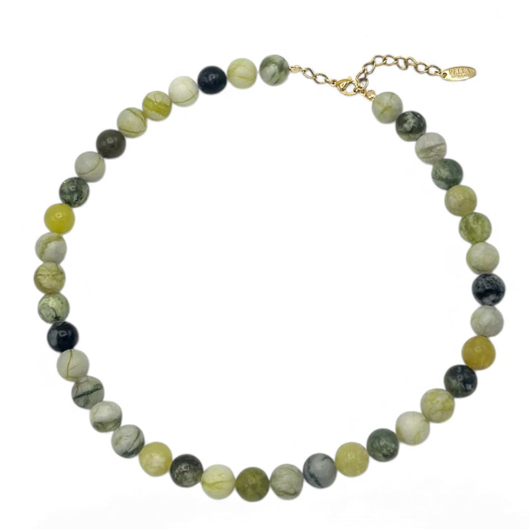 Serpentine Jasper Necklace - 10mm