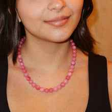 Load image into Gallery viewer, Pink Tourmaline Necklace - 10mm
